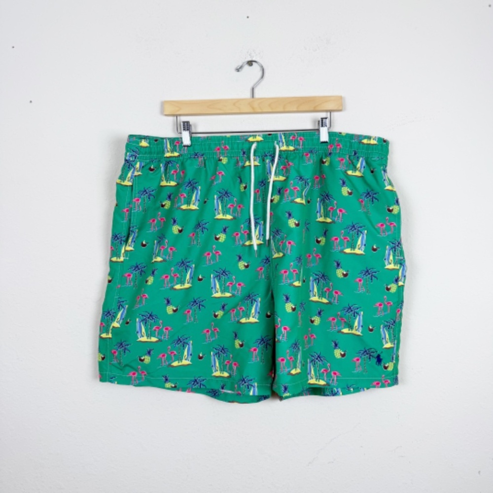 Polo Ralph Lauren Green Swim Trunks Mens Size 2XB